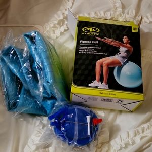 Athletic Fitness Ball Pump Included